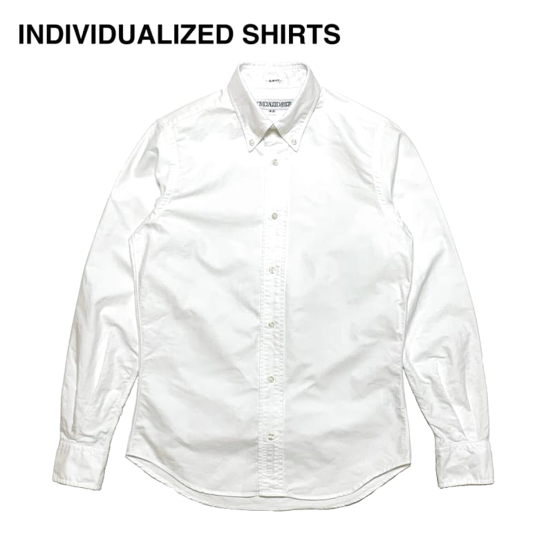 Individualized Shirts Slim Fit Oxford BD Shirt White