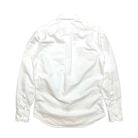 Individualized Shirts Slim Fit Oxford BD Shirt White