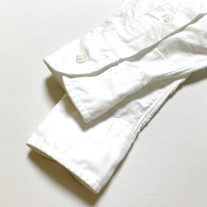 Individualized Shirts Slim Fit Oxford BD Shirt White