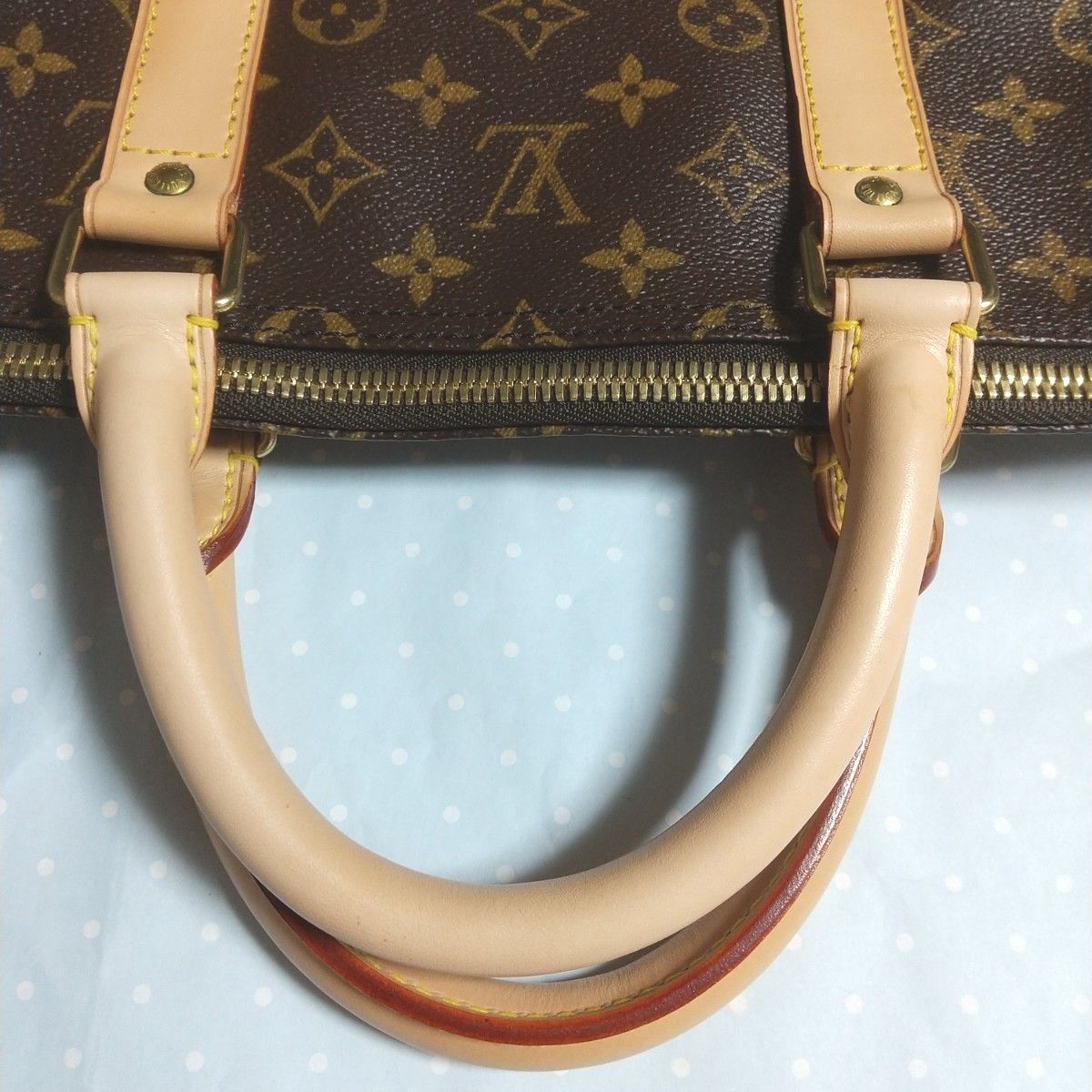 Louis Vuitton Monogram Keepall 55 Boston Travel Bag