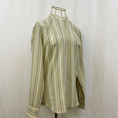 Kamakura Shirts Band Collar Long Sleeve Blouse Size 38