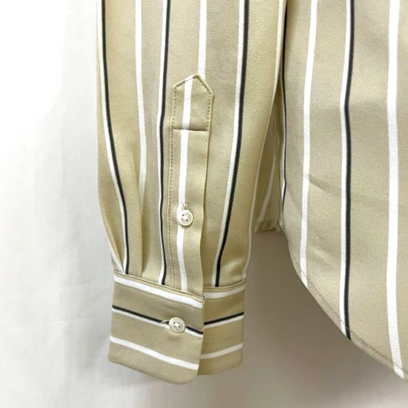 Kamakura Shirts Band Collar Long Sleeve Blouse Size 38