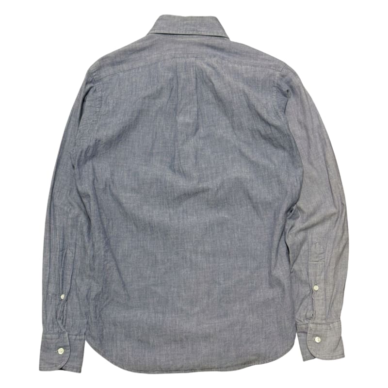 Individualized Shirts Indigo Cotton Shirt Men's 14