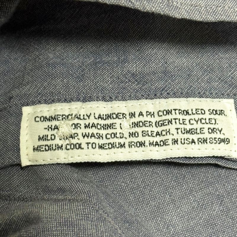 Individualized Shirts Indigo Cotton Shirt Men's 14
