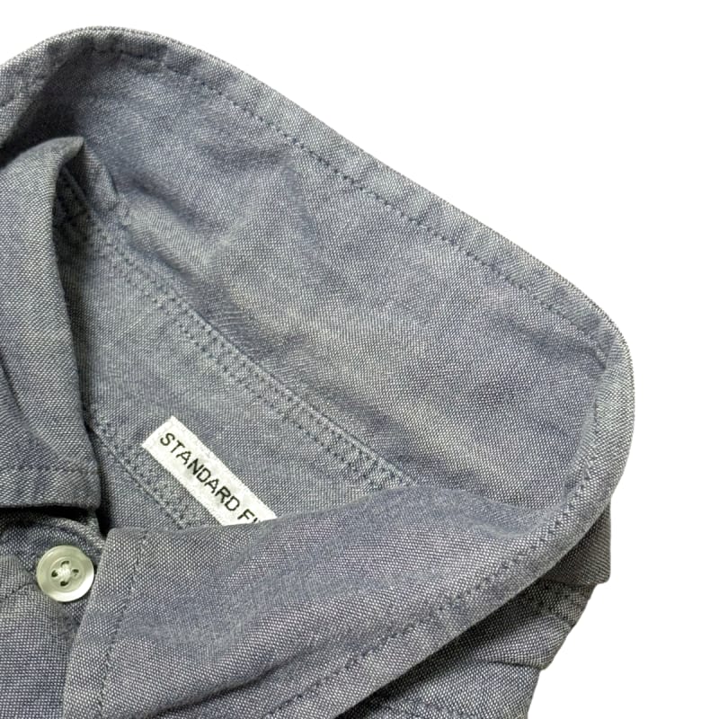 Individualized Shirts Indigo Cotton Shirt Men's 14