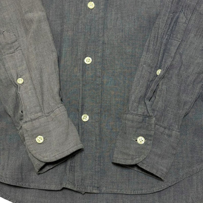Individualized Shirts Indigo Cotton Shirt Men's 14