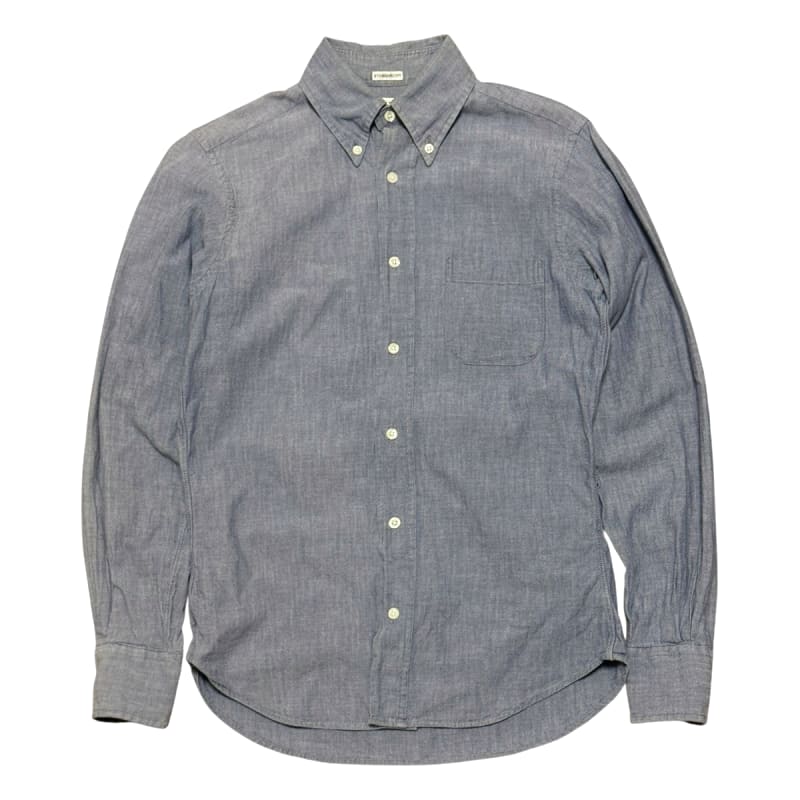 Individualized Shirts Indigo Cotton Shirt Men's 14