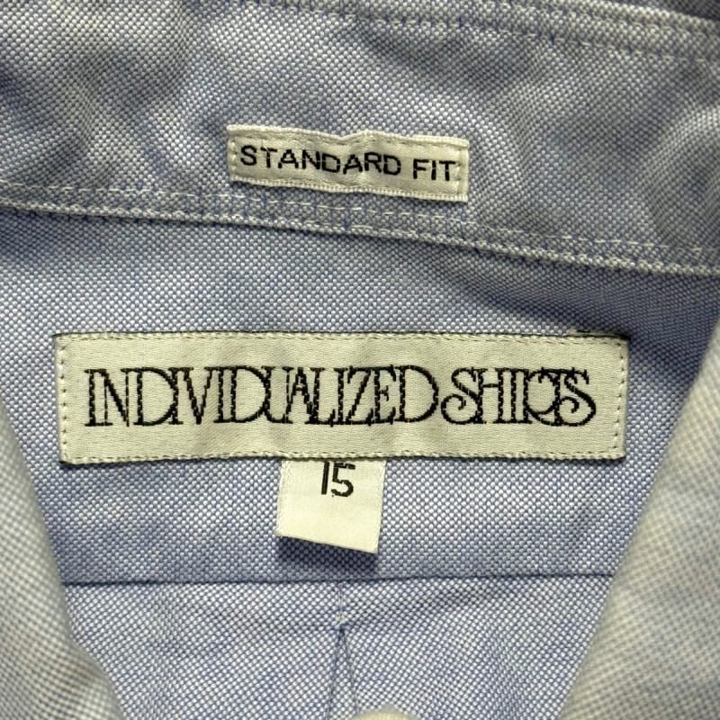 Individualized Shirts BD Shirt Blue Size 15