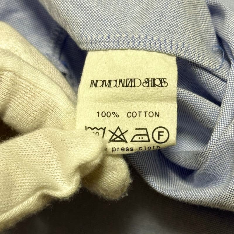 Individualized Shirts BD Shirt Blue Size 15