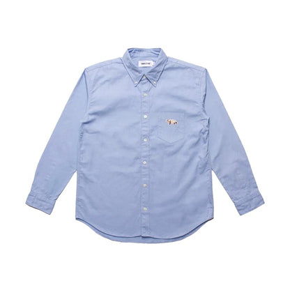 Tanuki Studio Sideways Oxford Shirts Light Blue