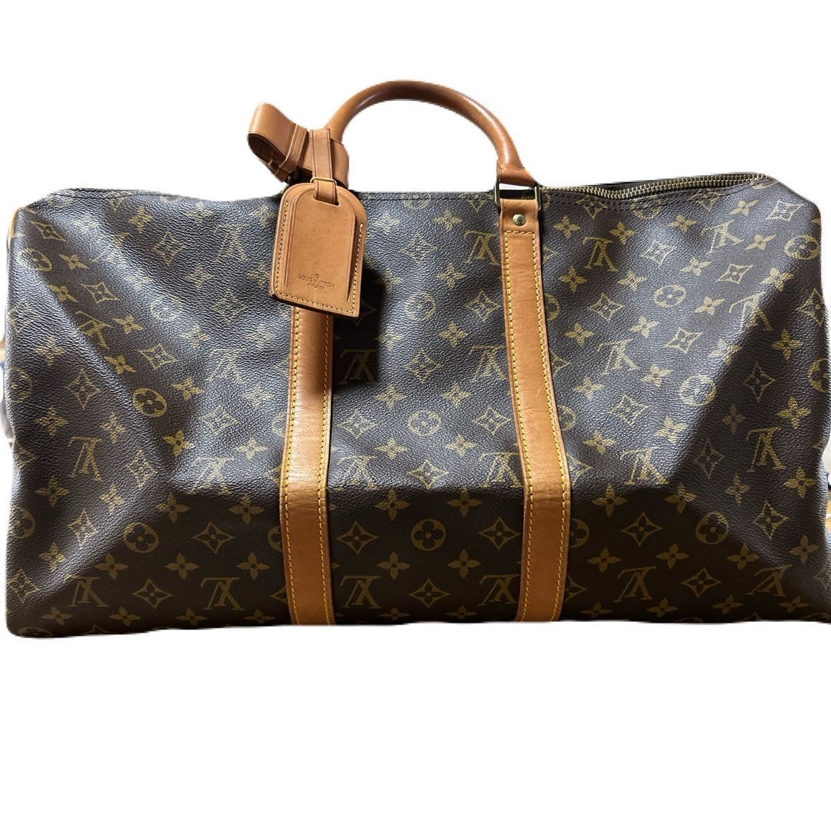 Louis Vuitton Keepall 50 Monogram Boston Bag M41426 Brown