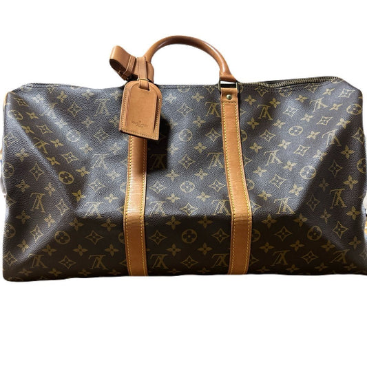 Louis Vuitton Keepall 50 Monogram Boston Bag M41426 Brown