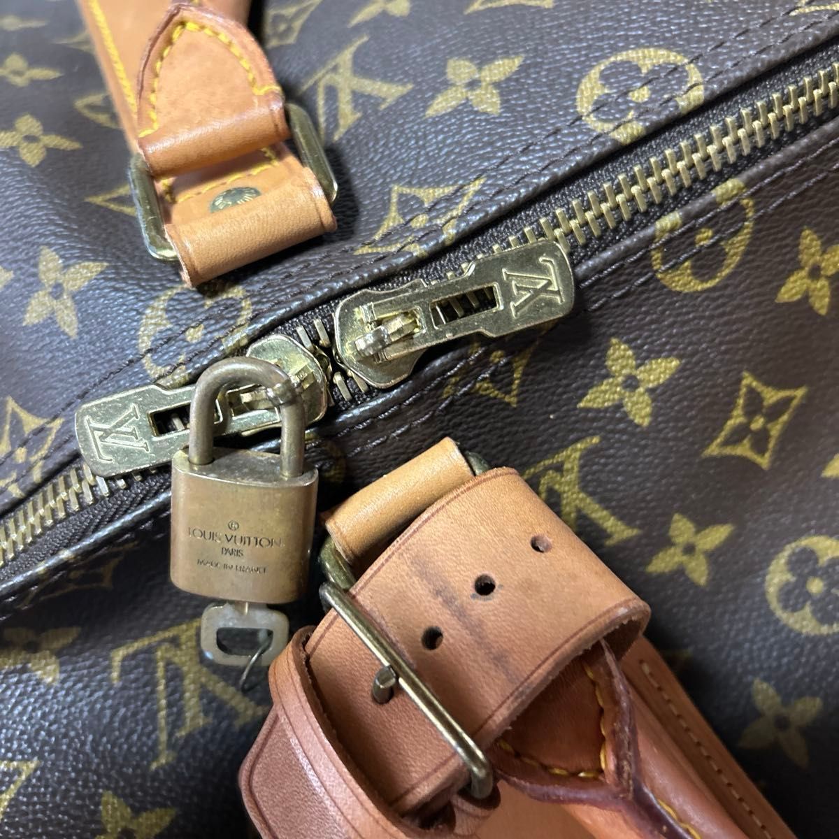 Louis Vuitton Keepall 50 Monogram Boston Bag M41426 Brown