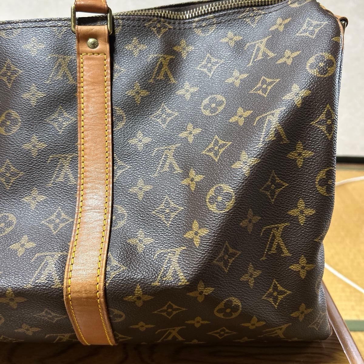 Louis Vuitton Keepall 50 Monogram Boston Bag M41426 Brown
