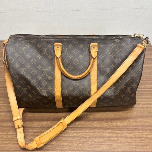 Louis Vuitton Keepall 50 Monogram Bandouli re Travel Bag M41416