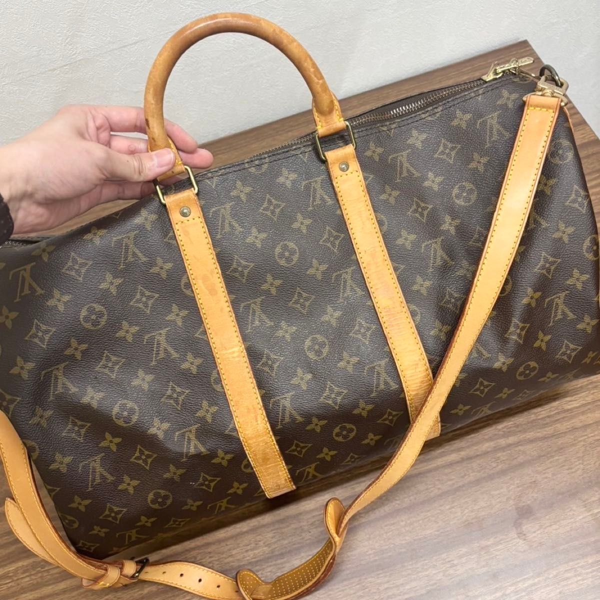 Louis Vuitton Keepall 50 Monogram Bandouli re Travel Bag M41416