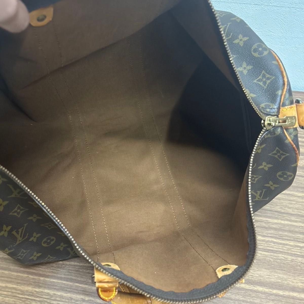 Louis Vuitton Keepall 50 Monogram Bandouli re Travel Bag M41416