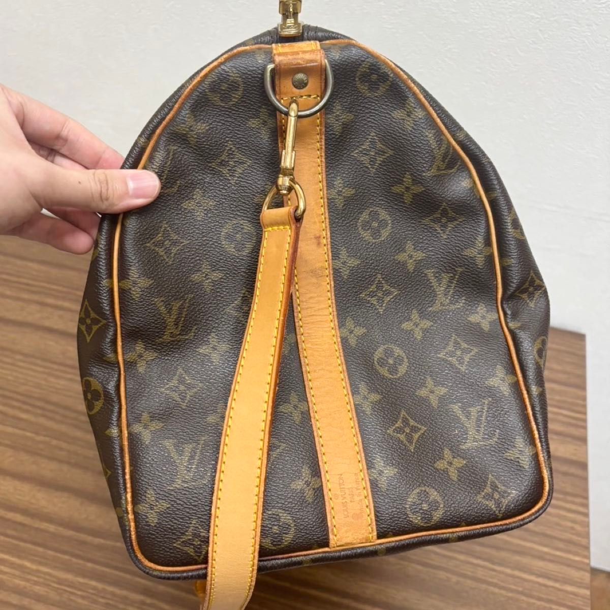 Louis Vuitton Keepall 50 Monogram Bandouli re Travel Bag M41416