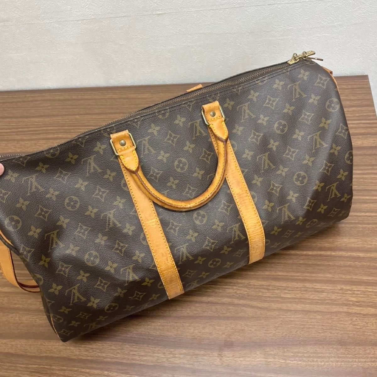 Louis Vuitton Keepall 50 Monogram Bandouli re Travel Bag M41416