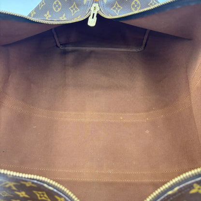 Louis Vuitton Keepall 60 Monogram Leather Boston Bag M41422 Brown