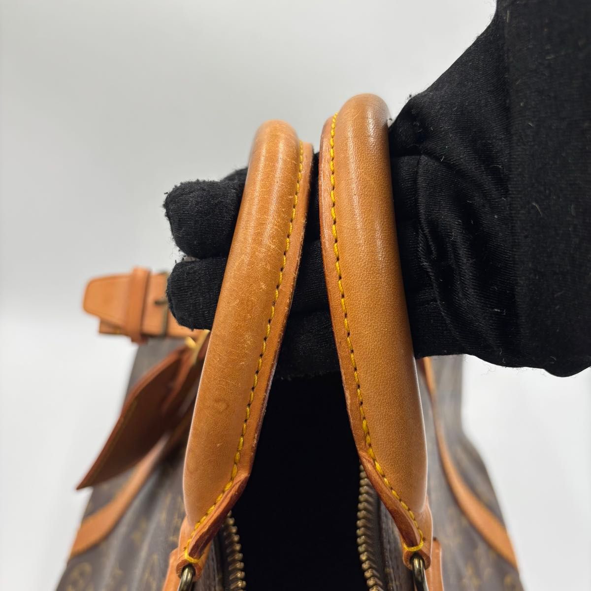 Louis Vuitton Keepall 60 Monogram Leather Boston Bag M41422 Brown