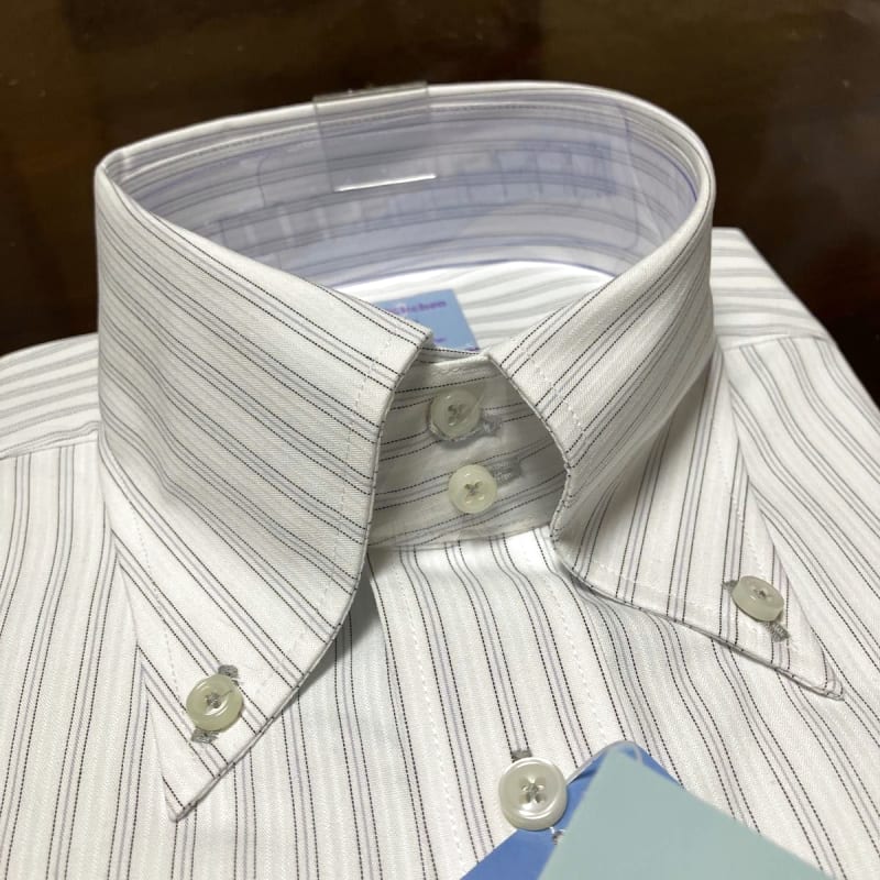 Shirts Kitchen Gray Black Stripe Short Sleeve Shirt M