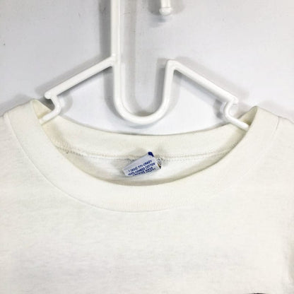 90s USA Made Crazy Shirts Short Sleeve T-Shirt White L