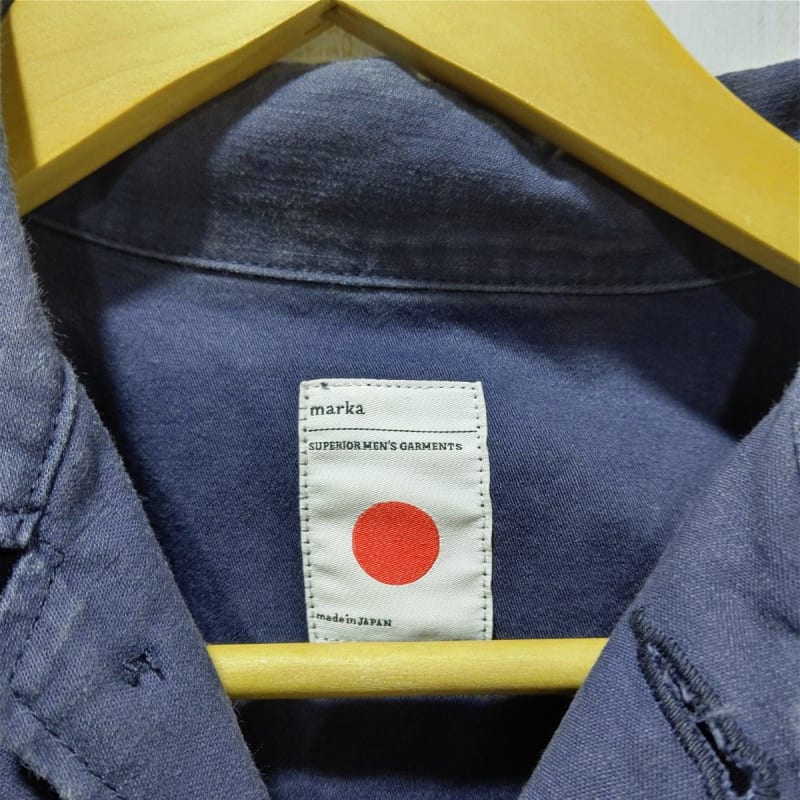 Marka Utility Shirts John Lennon Military Shirt Navy Size 1