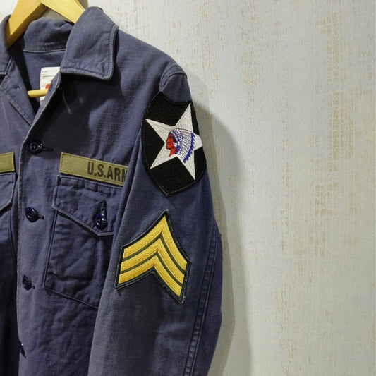 Marka Utility Shirts John Lennon Military Shirt Navy Size 1