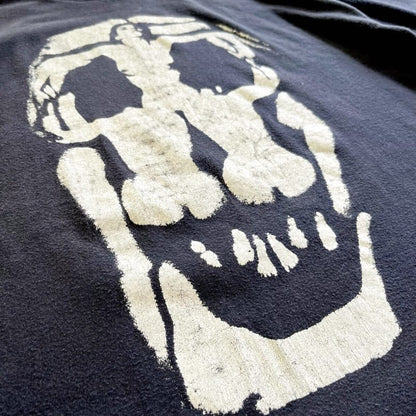 80s 90s Salvador Dali Skull Nude Optical Illusion T-Shirt Vintage