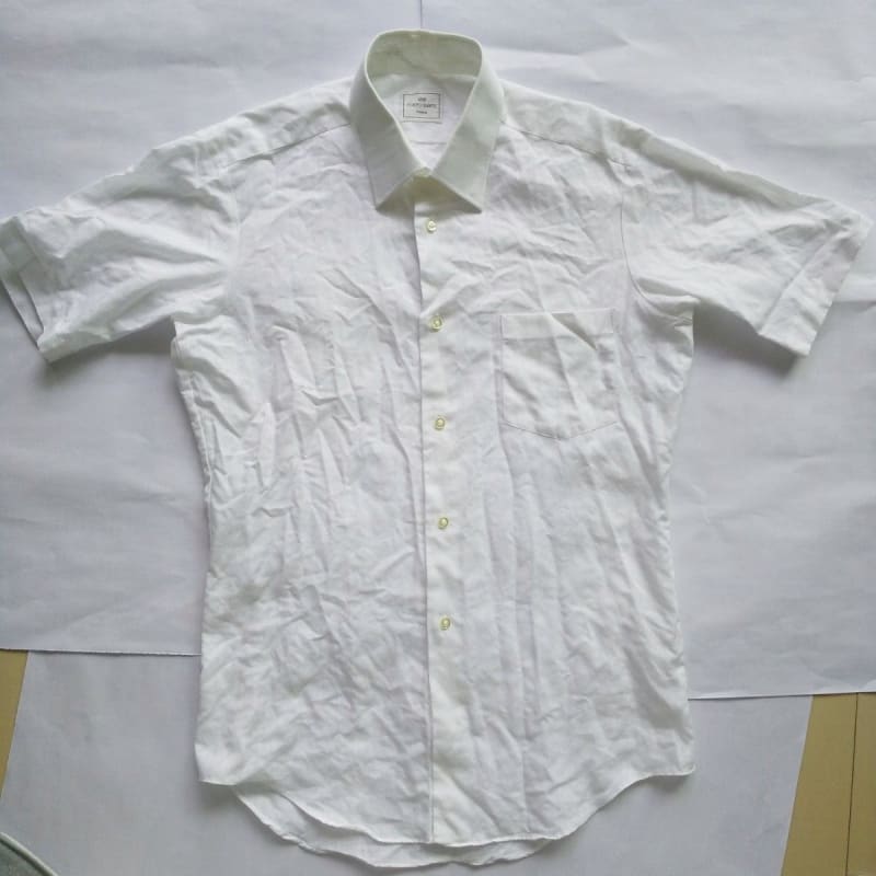 Tokyo Shirts Dress Shirt White Short Sleeve