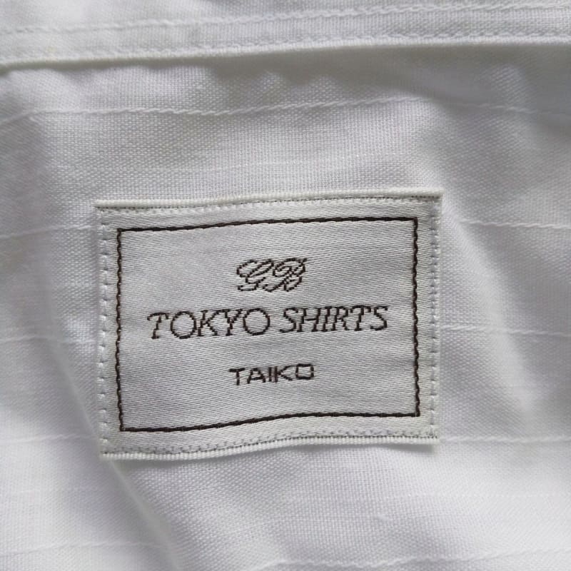 Tokyo Shirts Dress Shirt White Short Sleeve