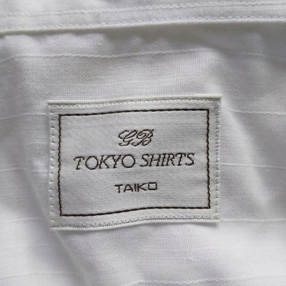 Tokyo Shirts Dress Shirt White Short Sleeve