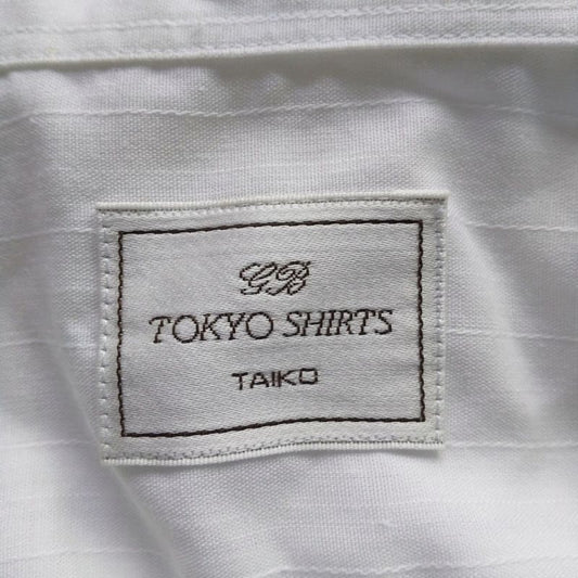Tokyo Shirts Dress Shirt White Short Sleeve