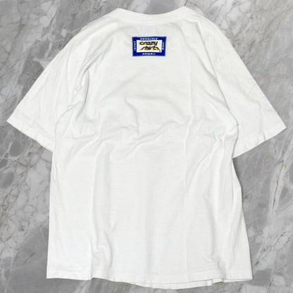 90s Crazy Shirts Logo T-Shirt Vintage White M