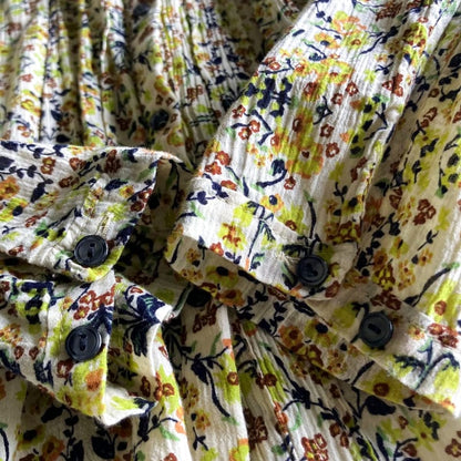Eddie Bauer Floral Blouse Long Sleeve Shirt