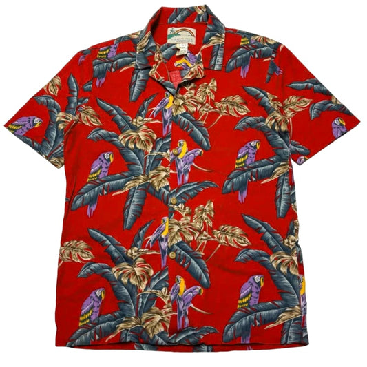 Paradise Found Aloha Shirt S Size Made In USA