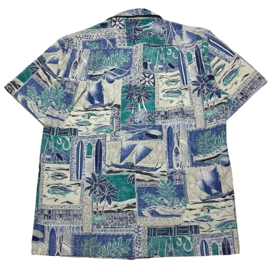 RJC Aloha Shirt Reverse Print Size S