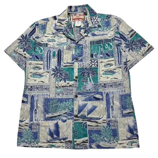 RJC Aloha Shirt Reverse Print Size S