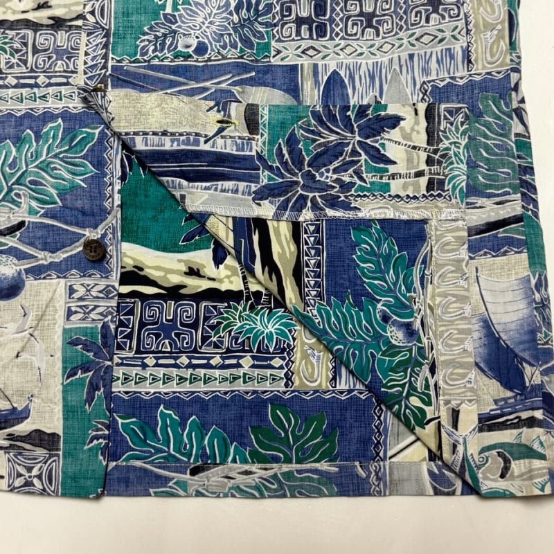 RJC Aloha Shirt Reverse Print Size S
