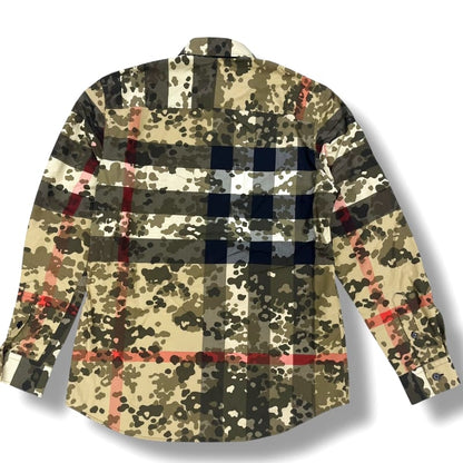 Burberry Camouflage Check Long Sleeve Shirt