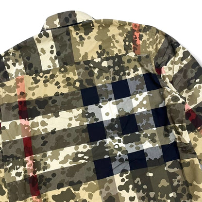 Burberry Camouflage Check Long Sleeve Shirt