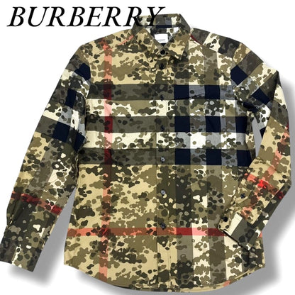 Burberry Camouflage Check Long Sleeve Shirt