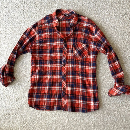 Ofuon Check Shirt 48 Flannel Shirt