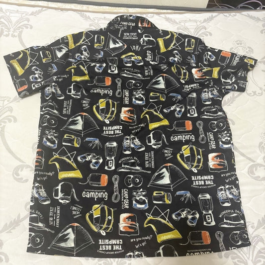 Outdoor Products Short Sleeve Shirt L Size Black