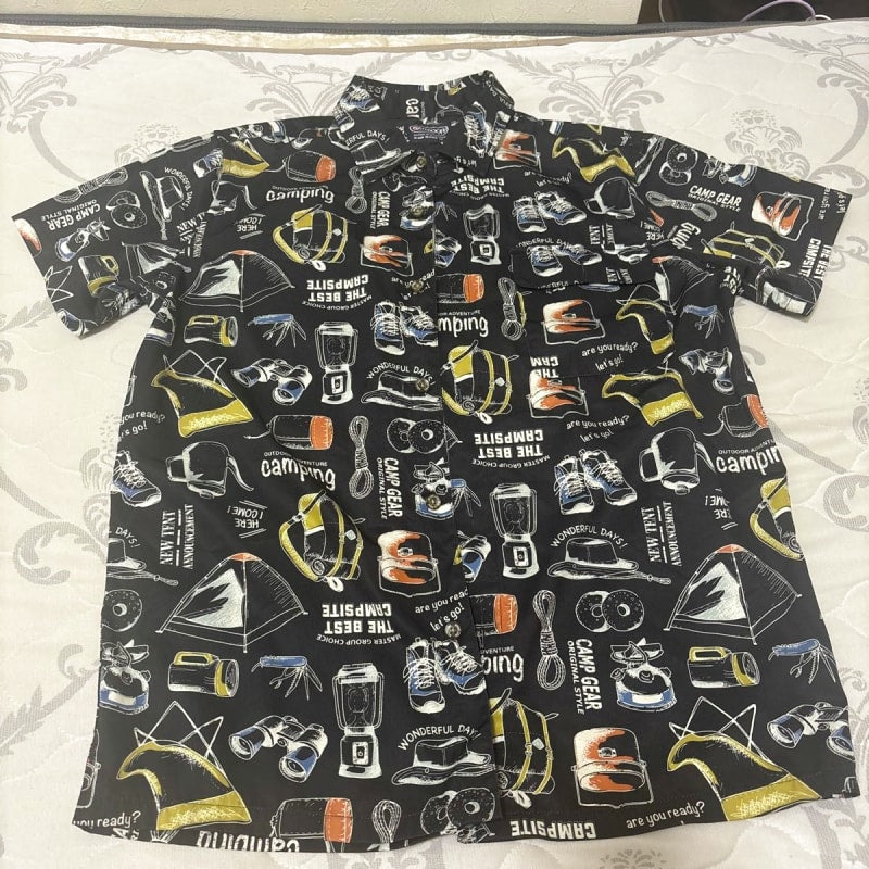 Outdoor Products Short Sleeve Shirt L Size Black