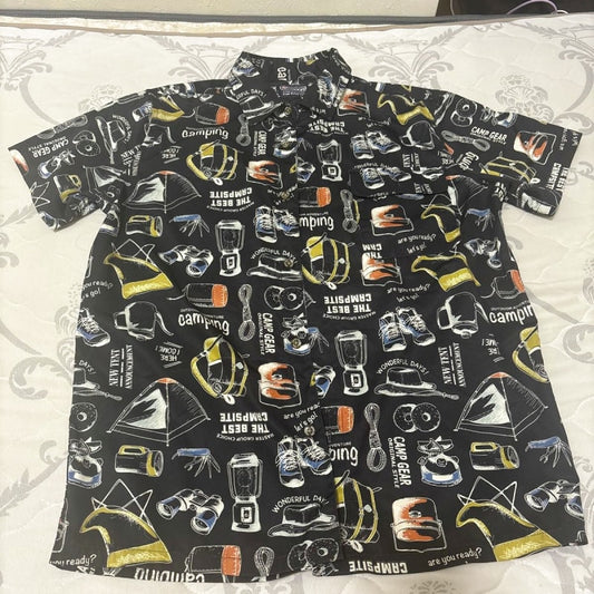 Outdoor Products Short Sleeve Shirt L Size Black
