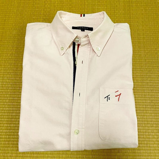 Tommy Hilfiger Button-Down Shirt Pink L