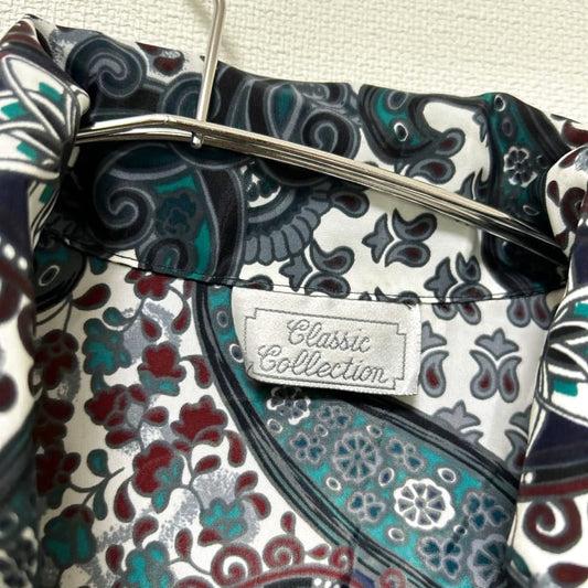 Classic Collection Long Sleeve Shirt Paisley Pattern Size 20W/40