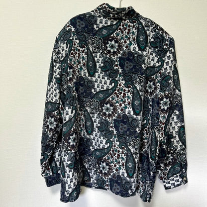Classic Collection Long Sleeve Shirt Paisley Pattern Size 20W/40